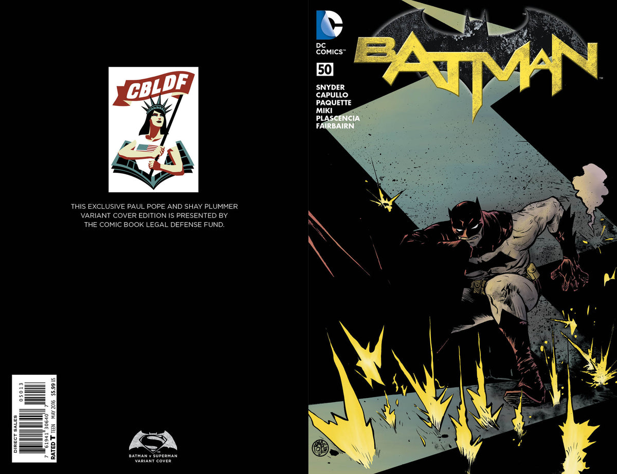 Batman Paul Pope Variant, signed by Pope! – CBLDF - Rewards Zone