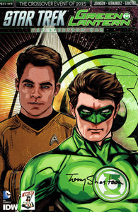 Star Trek / Green Lantern #1 CBLDF Exclusive Variant, Signed by Tony Shasteen!