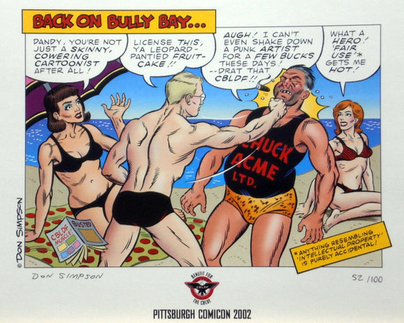 Back on Bully Bay Print, signed by Don Simpson!