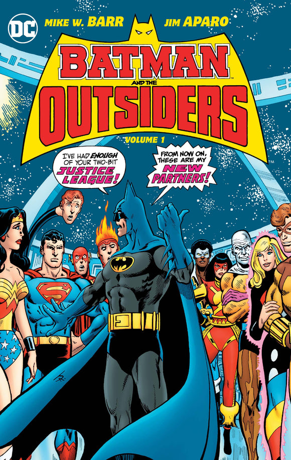 Batman & The Outsiders Vol 1 HC, Signed by Marv Wolfman
