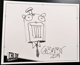 Umbrella Academy Library Edition Vol 1 HC, Signed & Sketched by Gabriel Bá!