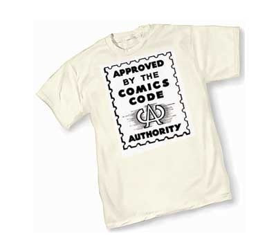 Comics Code Authority T-Shirt! (White)