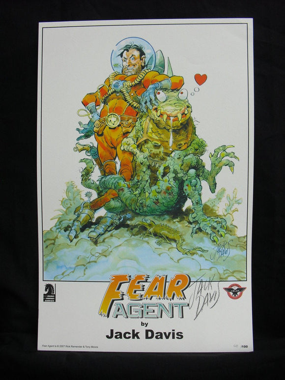 Fear Agent Print, signed by Jack Davis!