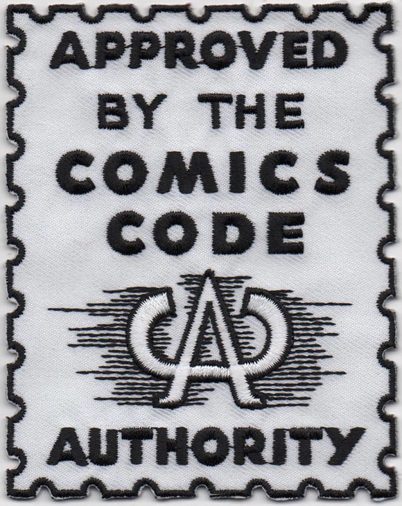 Comics Code Authority Seal Embroidered Patch