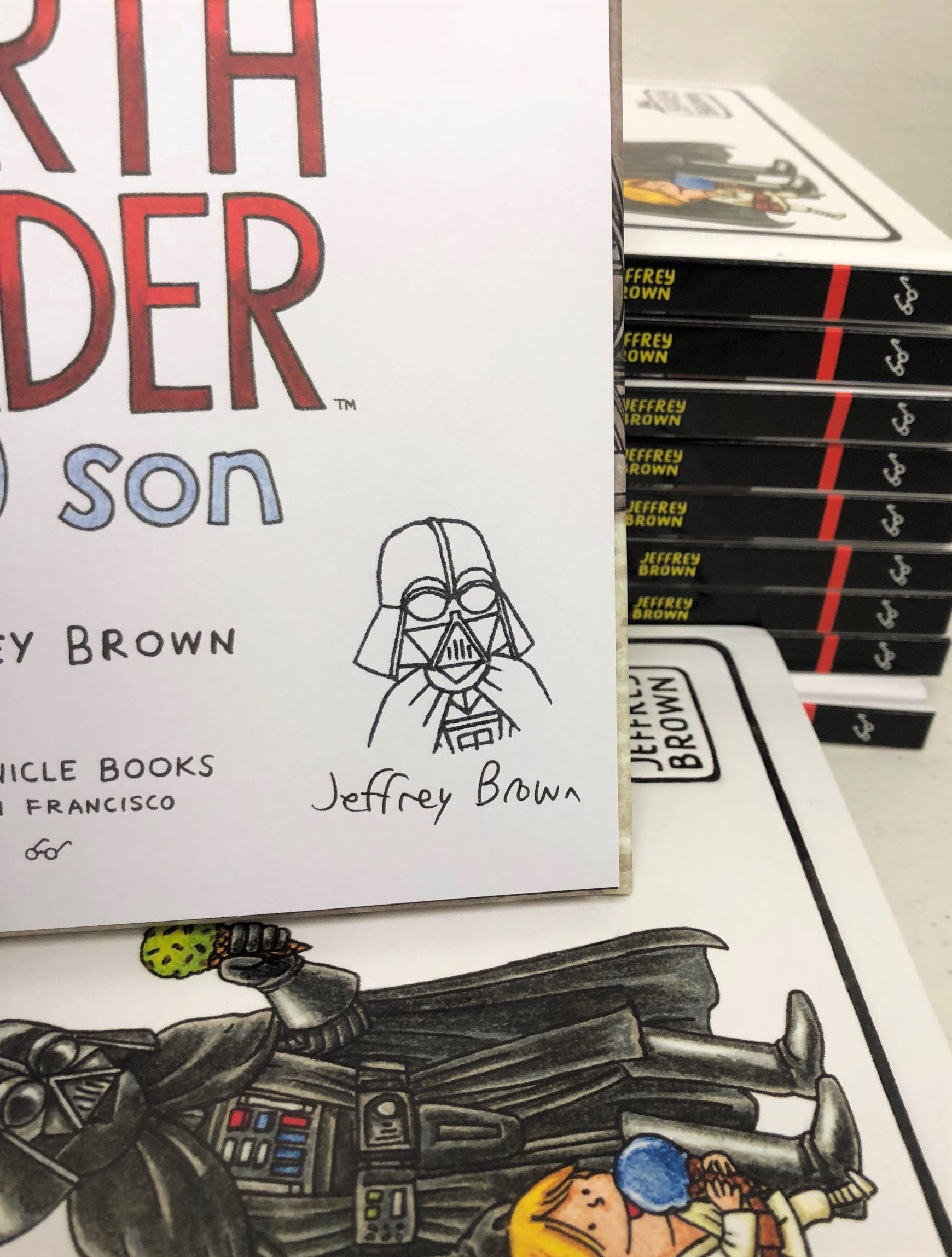 Darth Vader & Son HC, signed by Jeffrey Brown! – CBLDF - Rewards Zone