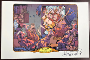 Groo & the Thought Patrol Print, signed by Sergio Aragones!