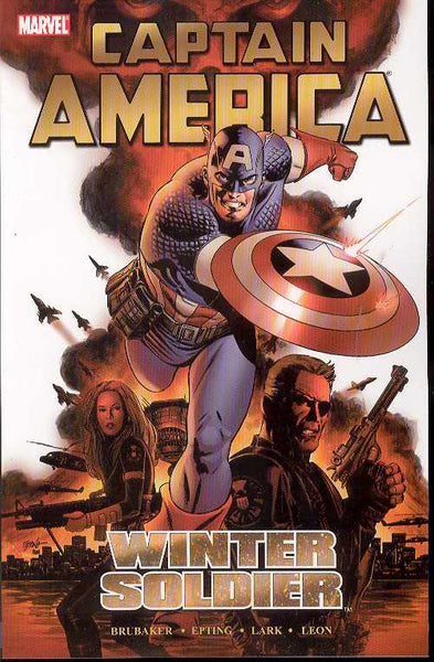 CAPTAINAMERICA THE WINTER SOLDIER サイン入り Captain America: Winter Soldier Ultimate Edition TP, signed by Ed