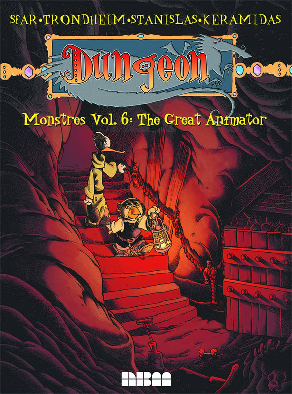 Dungeon Monstres Vol 6: The Great Animator TP, signed by Lewis Trondheim!