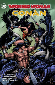 Wonder Woman / Conan HC, signed by Gail Simone!