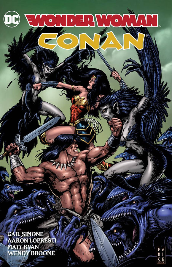 Wonder Woman / Conan HC, signed by Gail Simone!