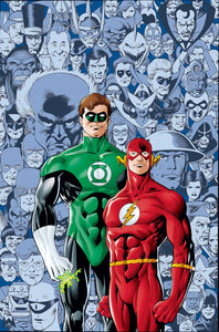 Flash / Green Lantern: The Brave and the Bold Deluxe Ed. HC, Signed by Mark Waid