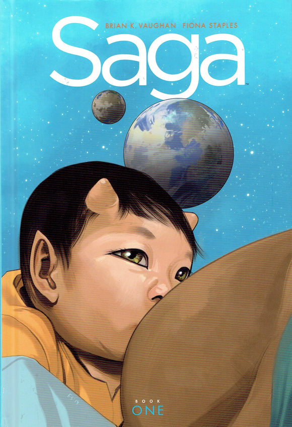 Saga Book One Deluxe Edition Hardcover, Signed by Brian K. Vaughan!