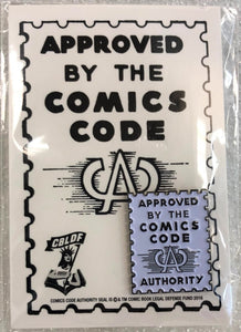 Comics Code Authority Enamel Pin