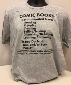 Comic Book Fact Sheet T-Shirt (Heather Grey)