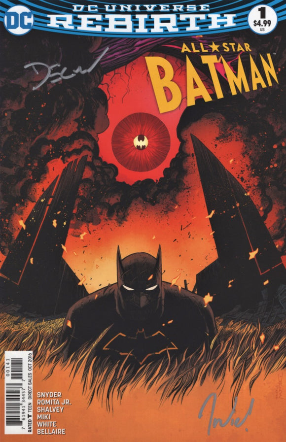 All-Star Batman #1 Variant, signed by Declan Shalvey and Jordie Bellaire!