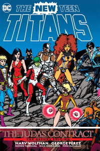 New Teen Titans: Judas Contract Deluxe Ed HC, signed by Marv Wolfman!