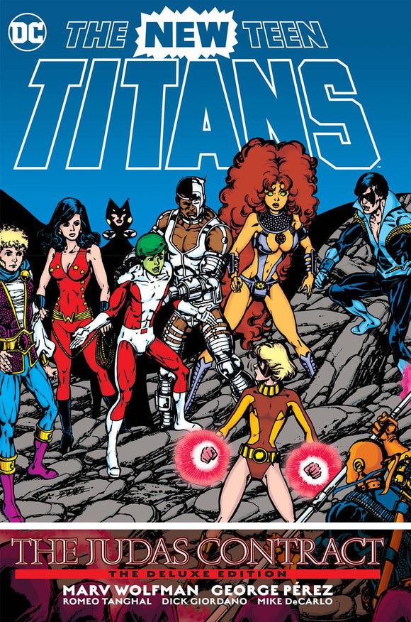 New Teen Titans: Judas Contract Deluxe Ed HC, signed by Marv Wolfman!
