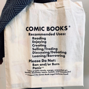Comic Book Fact Sheet Tote Bag