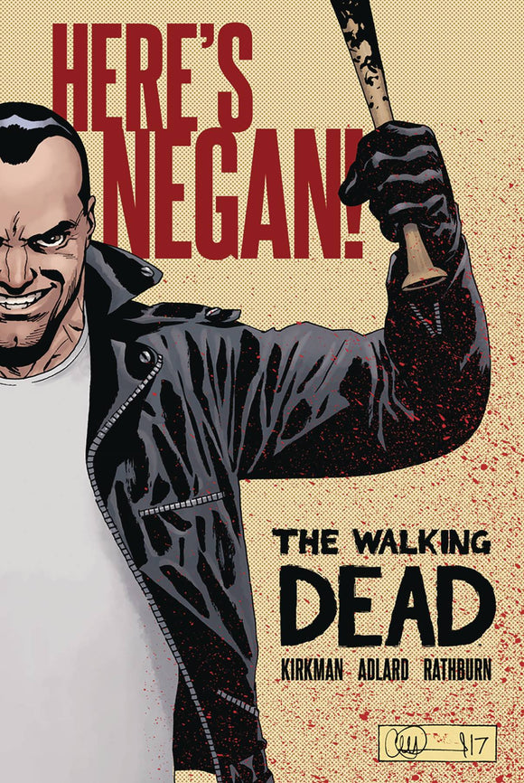 The Walking Dead: Here's Negan HC, signed by Charlie Adlard!